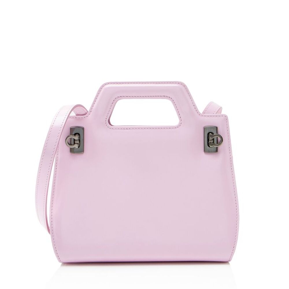 Ferragamo Calfskin Wanda Mini Top Handle